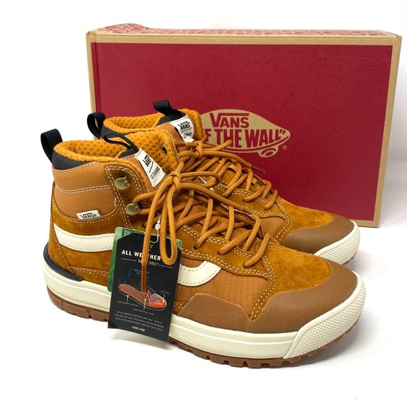 Vans UltraRange Exo Hi Brown Suede Boots Winter Sneaker Women's Size VN0A4UWJ26Z - Picture 5 of 9